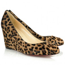 Pantofi cu platformă Christian Louboutin Peanut 80mm cu imprimeu leopard Pantofi cu platformă Christian Louboutin Peanut 80mm cu imprimeu leopard