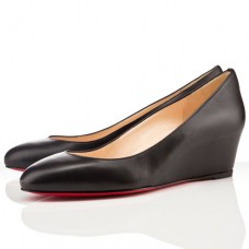 Pantofi cu platformă Christian Louboutin New Peanut 40mm negri Pantofi cu platformă Christian Louboutin New Peanut 40mm negri