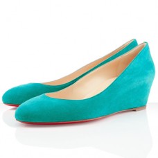 Pantofi cu platformă Christian Louboutin New Peanut 40mm Caraibes Pantofi cu platformă Christian Louboutin New Peanut 40mm Caraibes