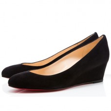 Pantofi cu platformă Christian Louboutin New Peanut 40mm negri Pantofi cu platformă Christian Louboutin New Peanut 40mm negri