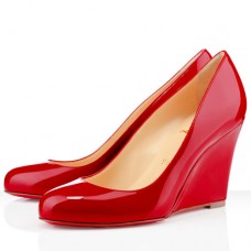 Pantofi cu platformă Christian Louboutin Ron Ron Zeppa 80mm roșii Pantofi cu platformă Christian Louboutin Ron Ron Zeppa 80mm roșii
