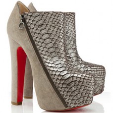 Ghete Christian Louboutin 4A 160mm Gri deschis Ghete Christian Louboutin 4A 160mm Gri deschis