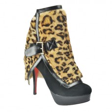 Ghete Christian Louboutin Armony 140mm cu imprimeu leopard Ghete Christian Louboutin Armony 140mm cu imprimeu leopard