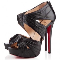 Ghete Christian Louboutin Bandra 140mm negre