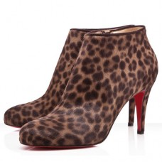 Ghete Christian Louboutin Belle 80mm cu imprimeu leopard