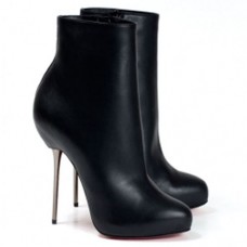Ghete Christian Louboutin Big Lips Booty 120mm negre Ghete Christian Louboutin Big Lips Booty 120mm negre