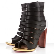 Ghete Christian Louboutin Decoupata 120mm negre Ghete Christian Louboutin Decoupata 120mm negre