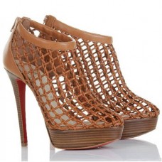 Ghete Christian Louboutin Coussin 140mm maro