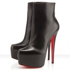 Ghete Christian Louboutin Daf Booty 160mm negre