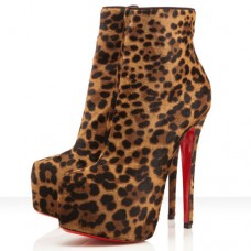 Ghete Christian Louboutin Daf Booty 160mm cu imprimeu leopard Ghete Christian Louboutin Daf Booty 160mm cu imprimeu leopard