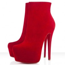 Ghete Christian Louboutin Daf Booty 160mm roșii Ghete Christian Louboutin Daf Booty 160mm roșii