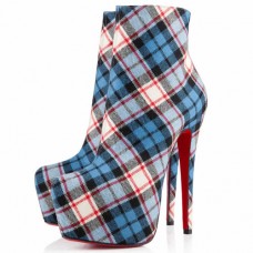 Ghete Christian Louboutin Daf Booty 160mm albastre Ghete Christian Louboutin Daf Booty 160mm albastre