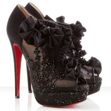 Ghete Christian Louboutin Margot 140mm negre
