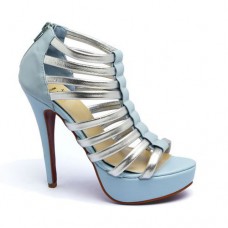 Ghete Christian Louboutin Romaine 140mm albastre Ghete Christian Louboutin Romaine 140mm albastre
