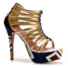 Ghete Christian Louboutin Romaine 140mm, multicolore Ghete Christian Louboutin Romaine 140mm, multicolore