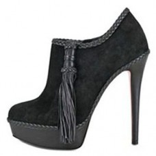 Ghete Christian Louboutin SulTaupee 140mm negre Ghete Christian Louboutin SulTaupee 140mm negre