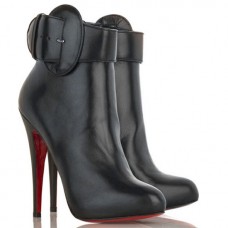 Ghete Christian Louboutin Trottinette 140mm negre Ghete Christian Louboutin Trottinette 140mm negre