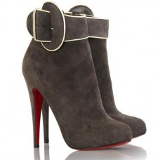 Ghete Christian Louboutin Trottinette 140mm maro