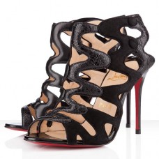 Ghete Christian Louboutin Valonana 100mm negre