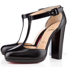 Ghete Christian Louboutin Minochon 120mm negre Ghete Christian Louboutin Minochon 120mm negre