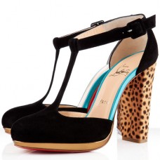 Ghete Christian Louboutin Minochon 120mm negre Ghete Christian Louboutin Minochon 120mm negre