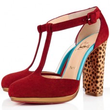 Ghete Christian Louboutin Minochon 120mm, Roșii Marocane Ghete Christian Louboutin Minochon 120mm, Roșii Marocane