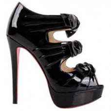 Ghete Christian Louboutin Madame Butterfly 140mm Negre