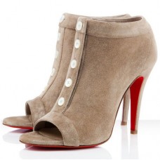 Ghete Christian Louboutin Maotic 120mm, culoare Camel Ghete Christian Louboutin Maotic 120mm, culoare Camel
