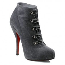 Ghete Christian Louboutin Fifre Corset 120mm gri Ghete Christian Louboutin Fifre Corset 120mm gri