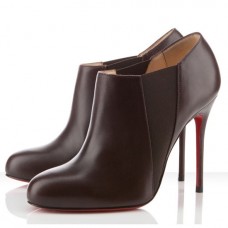 Ghete Christian Louboutin Lastoto 100mm, culoare ciocolată Ghete Christian Louboutin Lastoto 100mm, culoare ciocolată