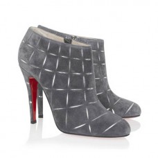 Ghete Christian Louboutin Globe 100mm gri