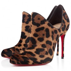Ghete Christian Louboutin Dugueclina 100mm cu imprimeu leopard Ghete Christian Louboutin Dugueclina 100mm cu imprimeu leopard