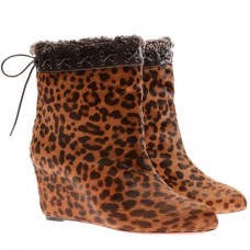 Ghete Christian Louboutin Toufure 80mm cu imprimeu leopard Ghete Christian Louboutin Toufure 80mm cu imprimeu leopard