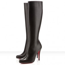 Cizme Christian Louboutin Bourge 100mm negre