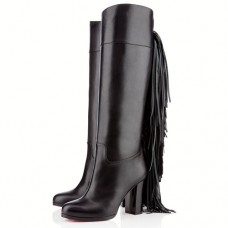Cizme Christian Louboutin Glamafrange 80mm Negre