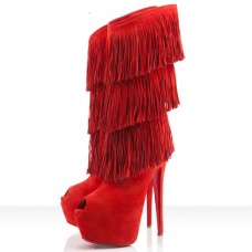Cizme Christian Louboutin Highness Tina 160mm roșii Cizme Christian Louboutin Highness Tina 160mm roșii