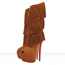 Cizme Christian Louboutin Highness Tina 160mm maro Cizme Christian Louboutin Highness Tina 160mm maro