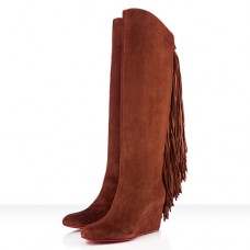 Cizme Christian Louboutin Pouliche 80mm maro Cizme Christian Louboutin Pouliche 80mm maro