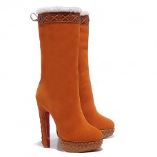 Cizme Christian Louboutin Step N Roll 140mm maro Cizme Christian Louboutin Step N Roll 140mm maro