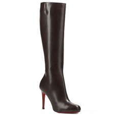 Cizme Christian Louboutin Simple Botta 100mm, culoare ciocolată Cizme Christian Louboutin Simple Botta 100mm, culoare ciocolată