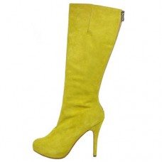 Cizme Christian Louboutin Simple Botta 100mm galbene Cizme Christian Louboutin Simple Botta 100mm galbene