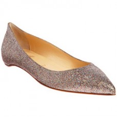 Balerini Christian Louboutin Pigalle cu sclipici multicolori Balerini Christian Louboutin Pigalle cu sclipici multicolori