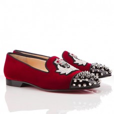 Mocasini Christian Louboutin Intern roșii