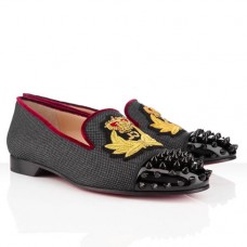 Mocasini Christian Louboutin Intern bleumarin