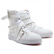 Pantofi sport Christian Louboutin Spacer albi