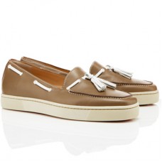 Sandale Christian Louboutin Biarritz, culoare taupe