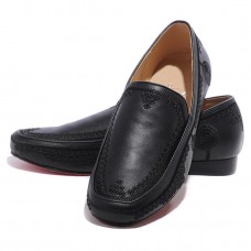 Mocasini Christian Louboutin Croc Maroc negri