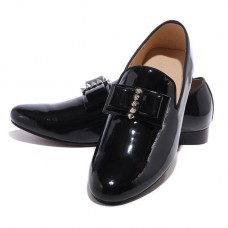 Mocasini Christian Louboutin Louvre negri