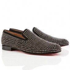 Mocasini cu role Christian Louboutin negri