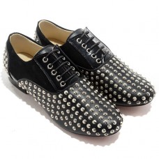 Mocasini Christian Louboutin Fred Spikes negri Mocasini Christian Louboutin Fred Spikes negri